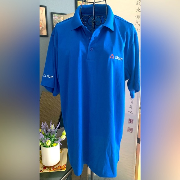 Blue button down tee shirt - Picture 1 of 7